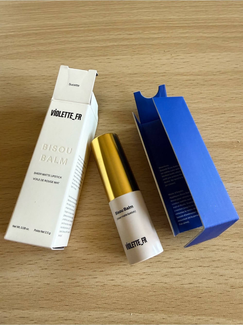 VIOLETTE_FR Bisou Balm Sheer Matte Lipstick Sucette